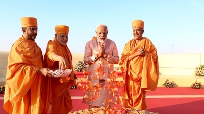 PM Modi also emphasized the deep spiritual connection he holds with India, where he sees each moment as an opportunity to contribute to the nation's progress."&nbsp; (ANI)