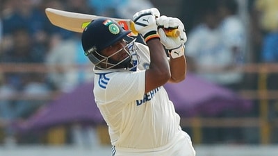 Sarfaraz Khan goes big (BCCI-X) Sarfaraz Khan goes big (BCCI-X)