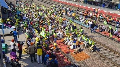Bharat Bandh call has been given by farmers and workers from 6am to 4pm on February 16, (PTI) Bharat Bandh call has been given by farmers and workers from 6am to 4pm on February 16, (PTI)