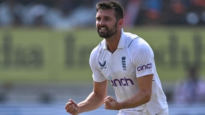 With three crucial wickets, pacer Mark Wood emerged as the pick of the bowlers for England (AFP)