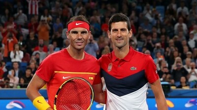 Rafel Nadal and Novak Djokovic Rafel Nadal and Novak Djokovic