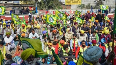 Rail traffic on the Ambala division of the Northern Railway has been affected due to the ongoing farmers' protest, an official said. (PTI) Rail traffic on the Ambala division of the Northern Railway has been affected due to the ongoing farmers' protest, an official said. (PTI)