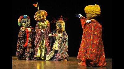 The Puppet Festival will feature artistes from Russia (February 17), France (February 18), Brazil (February 19), USA (February 20) and Sri Lanka (February 21), showcasing their vibrant cultures through puppetry. (HT File Photo)