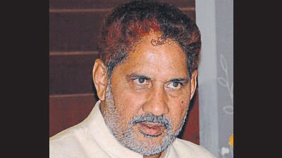 The former Haryana BJP president, Subhash Barala on Thursday filed nomination papers for the lone Rajya Sabha seat from Haryana. (HT File Photo)