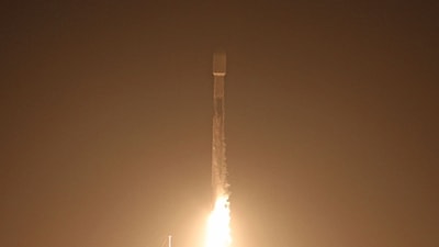 A SpaceX Falcon 9 rocket lifts off from launch pad LC-39A at the Kennedy Space Center with the Intuitive Machines' Nova-C moon lander mission, in Cape Canaveral, Florida, on February 15, 2024.. (Photo by Gregg Newton / AFP) (AFP) A SpaceX Falcon 9 rocket lifts off from launch pad LC-39A at the Kennedy Space Center with the Intuitive Machines' Nova-C moon lander mission, in Cape Canaveral, Florida, on February 15, 2024.. (Photo by Gregg Newton / AFP) (AFP)