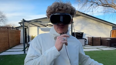 YouTuber Ryan Tahran wore Apple Vision Pro for 50 hours. YouTuber Ryan Tahran wore Apple Vision Pro for 50 hours.