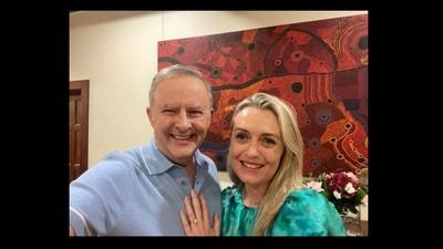 Australian prime minister Anthony Albanese with his fiancé Jodie Haydon. (Instagram/@Anthony Albanese) Australian prime minister Anthony Albanese with his fiancé Jodie Haydon. (Instagram/@Anthony Albanese)