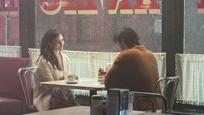 ASTRO singer Cha Eun Woo with India Eisley in viral photo.