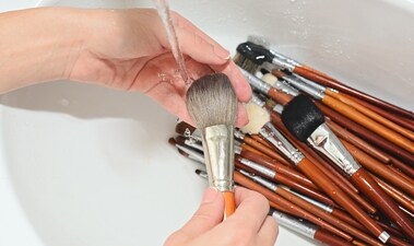 Using clean makeup tools is one of the top skincare tips. (Photo: Shutterstock) Using clean makeup tools is one of the top skincare tips. (Photo: Shutterstock)