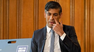 Britain's prime minister Rishi Sunak (AFP)