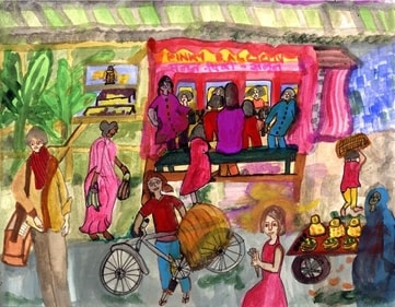 Paintings by Ruchira Gupta are exhibited in this collection. Her watercolours breathe life into the tales of renewal and optimism that are rooted in the garden of her maternal home in Forbesganj (Bihar). Paintings by Ruchira Gupta are exhibited in this collection. Her watercolours breathe life into the tales of renewal and optimism that are rooted in the garden of her maternal home in Forbesganj (Bihar).