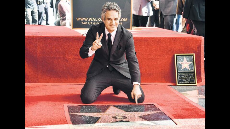 Mark Ruffalo was finally honoured with a star on the Hollywood Walk of Fame this month. But for 13 Going On 30.