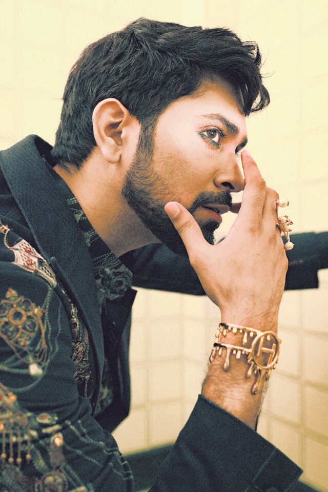 Ankush Bahuguna first tried kajal after watching Ranveer Singh as Alauddin Khilji in Padmaavat (2018).