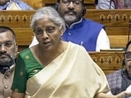 Union finance minister Nirmala Sitharaman speaks in the Lok Sabha during the interim budget session of the Parliament, in New Delhi (ANI)