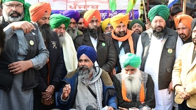 They are also seeking debt relief, India's withdrawal from the World Trade Organization and free trade agreements, and assurances that existing subsidies, including free electricity, will continue. (HT Photo/Ravi Kumar) They are also seeking debt relief, India's withdrawal from the World Trade Organization and free trade agreements, and assurances that existing subsidies, including free electricity, will continue. (HT Photo/Ravi Kumar)