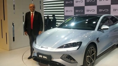 BYD Seal EV showcased in India at the Auto Expo 2023. The Chinese EV maker will finally launch the electric sedan in India on March 5. BYD Seal EV showcased in India at the Auto Expo 2023. The Chinese EV maker will finally launch the electric sedan in India on March 5.