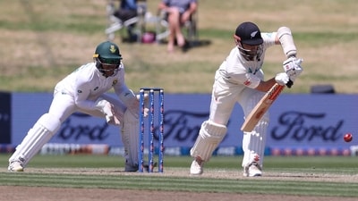 New Zealand's Kane Williamson plays a shot (AFP) New Zealand's Kane Williamson plays a shot (AFP)
