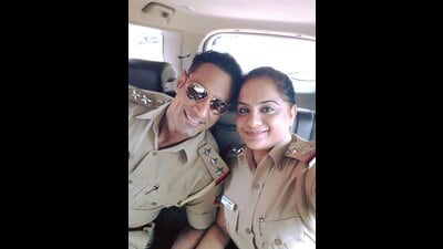 Inspector Harinder is currently posted in the security wing of the Chandigarh Police, while his wife, inspector Paramjit, is attached with the traffic police. (HT Photo) Inspector Harinder is currently posted in the security wing of the Chandigarh Police, while his wife, inspector Paramjit, is attached with the traffic police. (HT Photo)