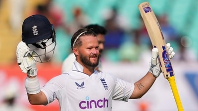 Ben Duckett slammed the fastest century by an England batter in India.&nbsp; (PTI)