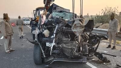 Visuals from the site of the accident.