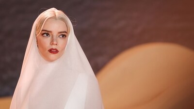 Anya Taylor-Joy poses on the red carpet. She, too, seemed to confirm her role in the film with her appearance at the premiere. (AFP) Anya Taylor-Joy poses on the red carpet. She, too, seemed to confirm her role in the film with her appearance at the premiere. (AFP)