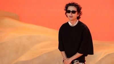 Timothee Chalamet poses on the red carpet. Dune tackles politics, religion, the fight for precious resources and the environment. (AFP) Timothee Chalamet poses on the red carpet. Dune tackles politics, religion, the fight for precious resources and the environment. (AFP)
