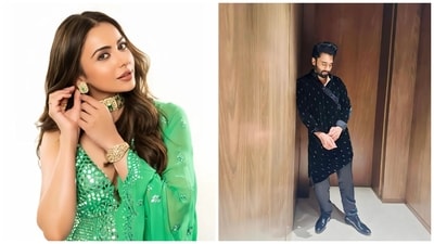 Rakul Preet Singh and Jackky Bhagnani have shared their first looks from their wedding functions. Rakul Preet Singh and Jackky Bhagnani have shared their first looks from their wedding functions.