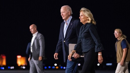 President Joe Biden shared about how he met his wife Jill Biden. (AP)