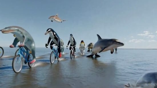 The image is taken from a video by AI model Sora that OpenAI CEO Sam Altman created using a prompt by CRED CEO Kunal Shah. (X/@sama)