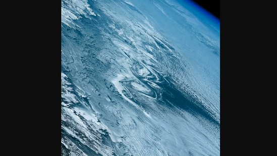 NASA shared this image on Instagram that shows a view of Earth from the ISS. (Instagram/@nasa)