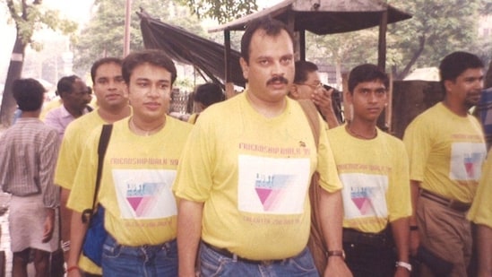 Participants of India's first pride parade that happened in Kolkata