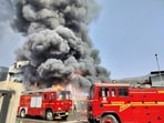A major fire broken out  Chemical company at MIDC Pawane in Navi Mumbai