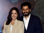 Yami Gautam with her husband and filmmaker Aditya Dhar during the trailer launch of their upcoming film Article 370 in Mumbai. (File Photo/ANI) Yami Gautam with her husband and filmmaker Aditya Dhar during the trailer launch of their upcoming film Article 370 in Mumbai. (File Photo/ANI)