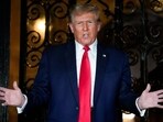 Republican presidential candidate former President Donald Trump speaks at his Mar-a-Lago estate, Friday, Feb. 16, 2024, in Palm Beach, Fla. (AP Photo/Rebecca Blackwell)