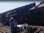 Train BHPL-CDG load, operating from Mumbai to Chandigarh was derailed near Jakhira flyover