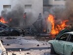 Visuals from the area showed cars parked inside the outlet being destroyed as huge flames engulfed the establishment. (Representative image)