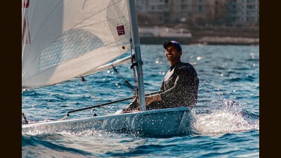 ‘I stood there absolutely mesmerised. The sheer expanse of it was something else,’ says Saravanan, describing the first time he saw the sea, as a nine-year-old. Before then, his sailing had been limited to lakes. (Courtesy Andrea Azzopardi / Rolex Middle Sea Race) ‘I stood there absolutely mesmerised. The sheer expanse of it was something else,’ says Saravanan, describing the first time he saw the sea, as a nine-year-old. Before then, his sailing had been limited to lakes. (Courtesy Andrea Azzopardi / Rolex Middle Sea Race)