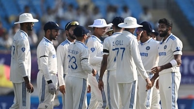 Indian cricketers wearing black armbands to pay tribute to Dattajirao Gaikwad (AFP) Indian cricketers wearing black armbands to pay tribute to Dattajirao Gaikwad (AFP)