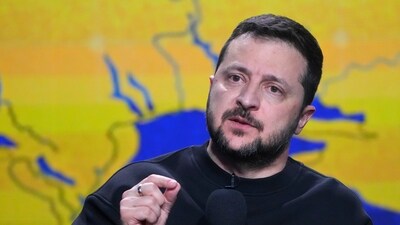 Russia-Ukraine War: Ukrainian President Volodymyr Zelensky. (AP) Russia-Ukraine War: Ukrainian President Volodymyr Zelensky. (AP)