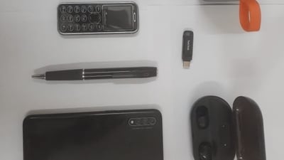 Search operation led to the recovery of numerous unauthorised items, and the source of these items is currently under investigation. (X/ @gpsinghips) Search operation led to the recovery of numerous unauthorised items, and the source of these items is currently under investigation. (X/ @gpsinghips)
