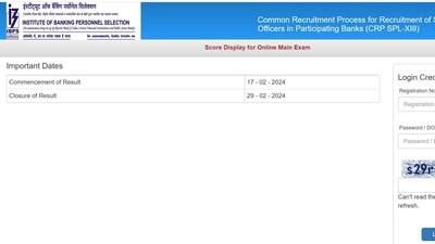 IBPS SO Main Exam Scorecard Out IBPS SO Main Exam Scorecard Out