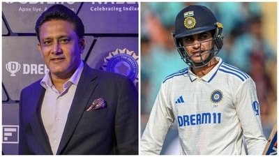 Anil Kumble assessed Shubman Gill's brilliant knock (AFP-PTI) Anil Kumble assessed Shubman Gill's brilliant knock (AFP-PTI)
