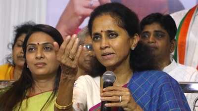 NCP (Sharad Pawar) MP Supriya Sule (PTI) NCP (Sharad Pawar) MP Supriya Sule (PTI)