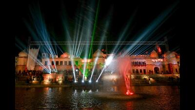 The New Ayodhya township spanning in 1,407 acres of land on both sides of Lucknow-Gorakhpur highway will have a lake replenished with water of the river Saryu to give a spiritual look to the new township. (HT file) The New Ayodhya township spanning in 1,407 acres of land on both sides of Lucknow-Gorakhpur highway will have a lake replenished with water of the river Saryu to give a spiritual look to the new township. (HT file)