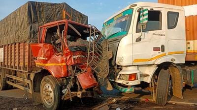 The accident took place near Bhorarwadi, Tambade Mala. (HT PHOTO)
