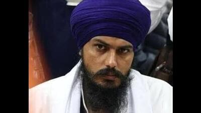 The chief of separatist group Waris Punjab De, Amritpal Singh, was brought to Assam’s Dibrugarh Central Jail after the Punjab Police arrested him on April 23, 2023 (File Photo) The chief of separatist group Waris Punjab De, Amritpal Singh, was brought to Assam’s Dibrugarh Central Jail after the Punjab Police arrested him on April 23, 2023 (File Photo)