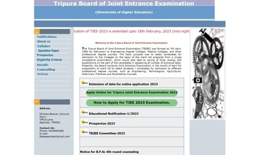 TBJEE extends application deadline for TJEE 2024, exam on April 24 TBJEE extends application deadline for TJEE 2024, exam on April 24