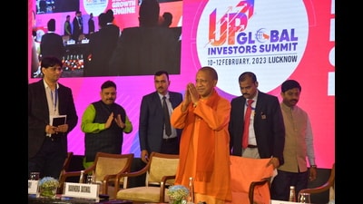 ttar Pradesh chief minister Yogi Adityanath during the UP Global Investors Summit, in Mumbai, India on January 04, 2023. (Photo by Bhushan Koyande/HT Photo) (HT FILE PHOTO) ttar Pradesh chief minister Yogi Adityanath during the UP Global Investors Summit, in Mumbai, India on January 04, 2023. (Photo by Bhushan Koyande/HT Photo) (HT FILE PHOTO)