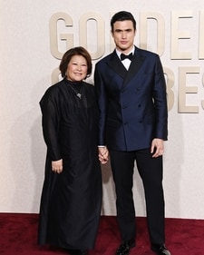 Charles Melton with his mother Sukyong Melton (Instagram) Charles Melton with his mother Sukyong Melton (Instagram)