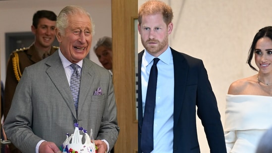 Report reveals rift between Prince Harry-Meghan Markle and King Charles over security and funding (AP)